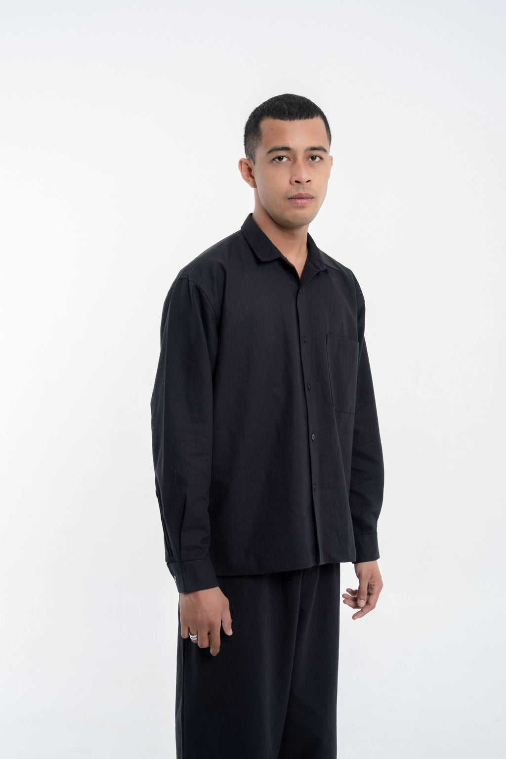KAYO LONG SHIRT BLACK