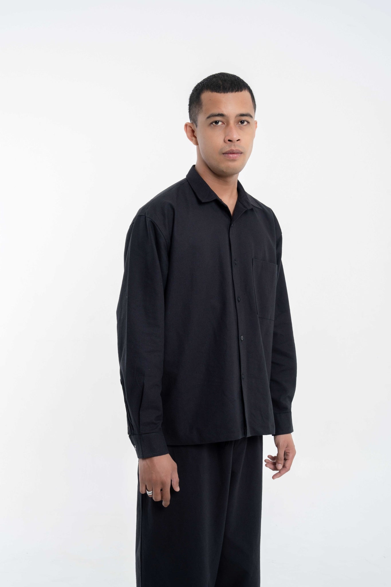 KAYO LONG SHIRT BLACK