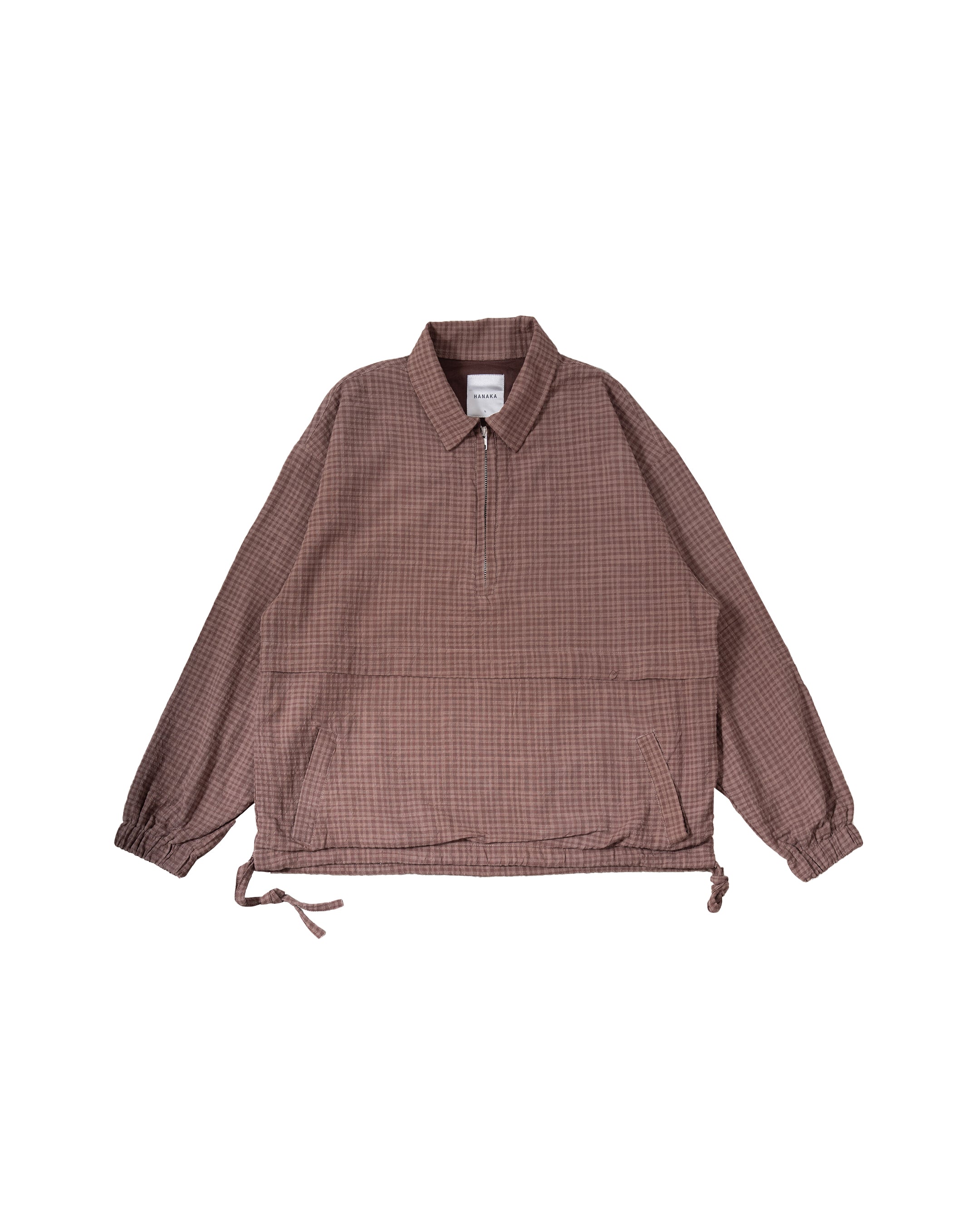 HALF ZIP JACKET ELARA BROWN