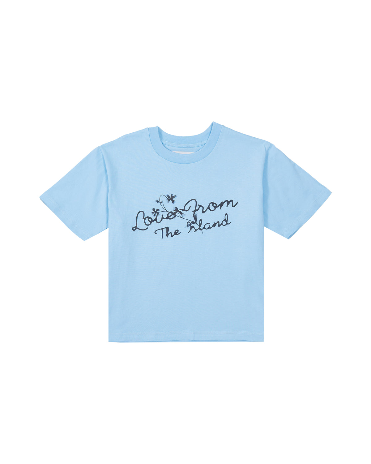 WOMEN TEE LOVE FROM THE ISLAND BLUE