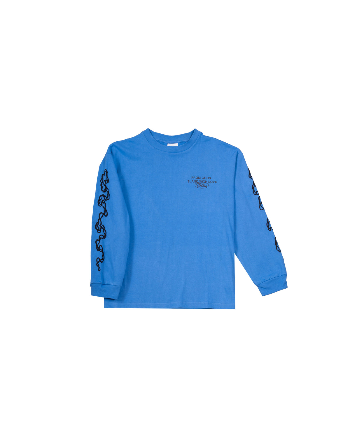 GODS ISLAND BLUE LONG TEE