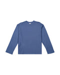SLUB BLUE LONG TEE
