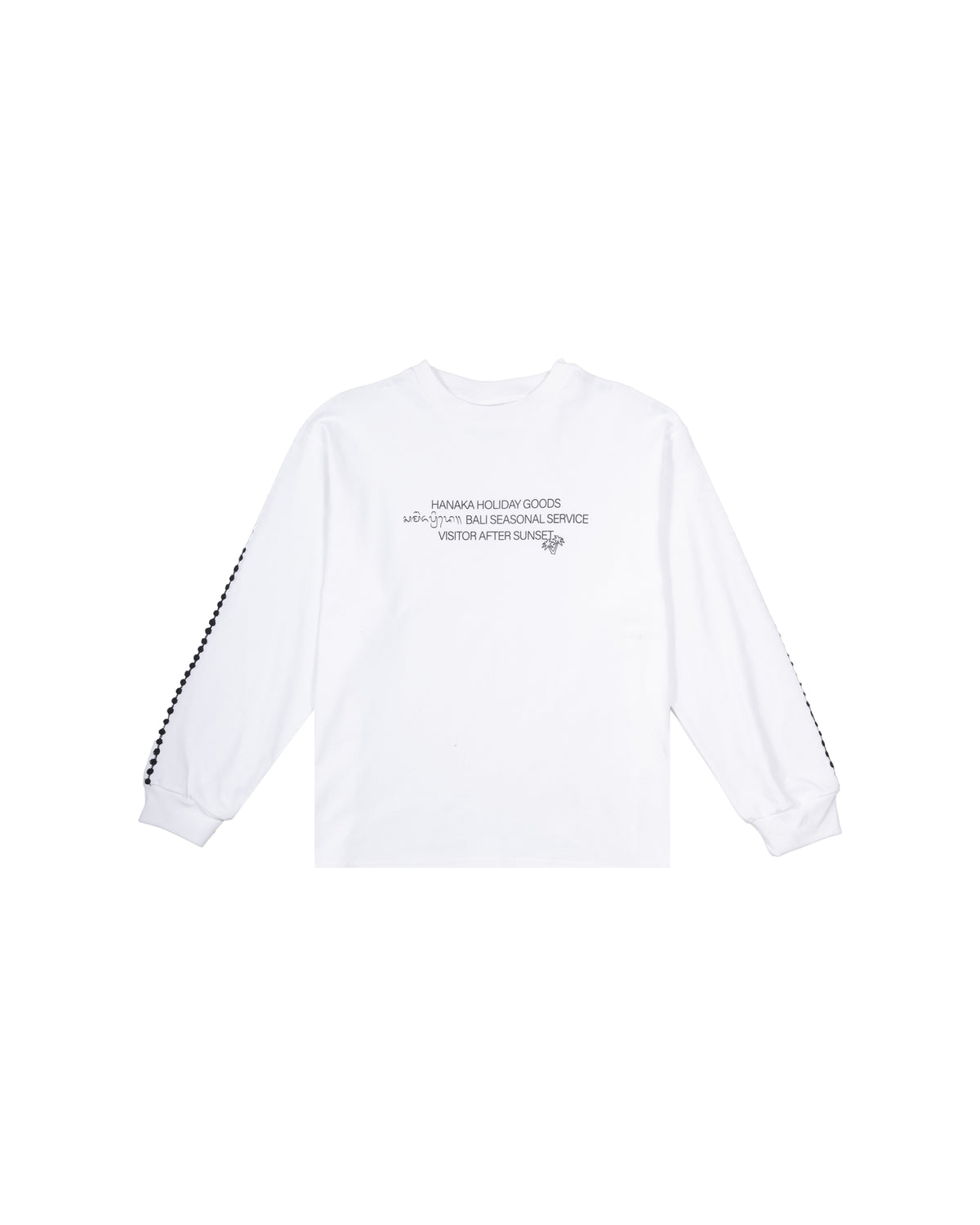 HOLIDAY GOODS WHITE LONG TEE