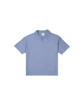 BASIC POLO SLUB BLUE