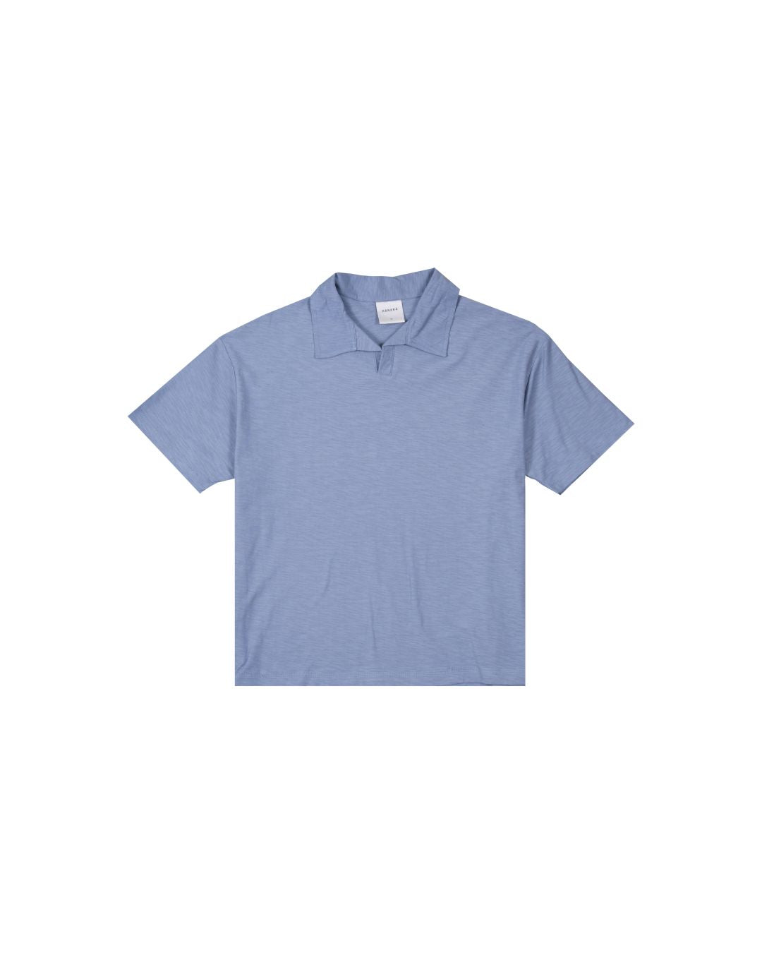 BASIC POLO SLUB BLUE