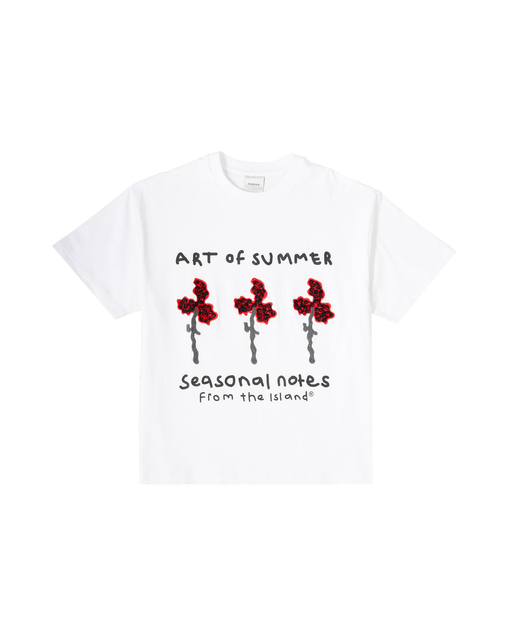 ART OF SUMMER TEES WHITE