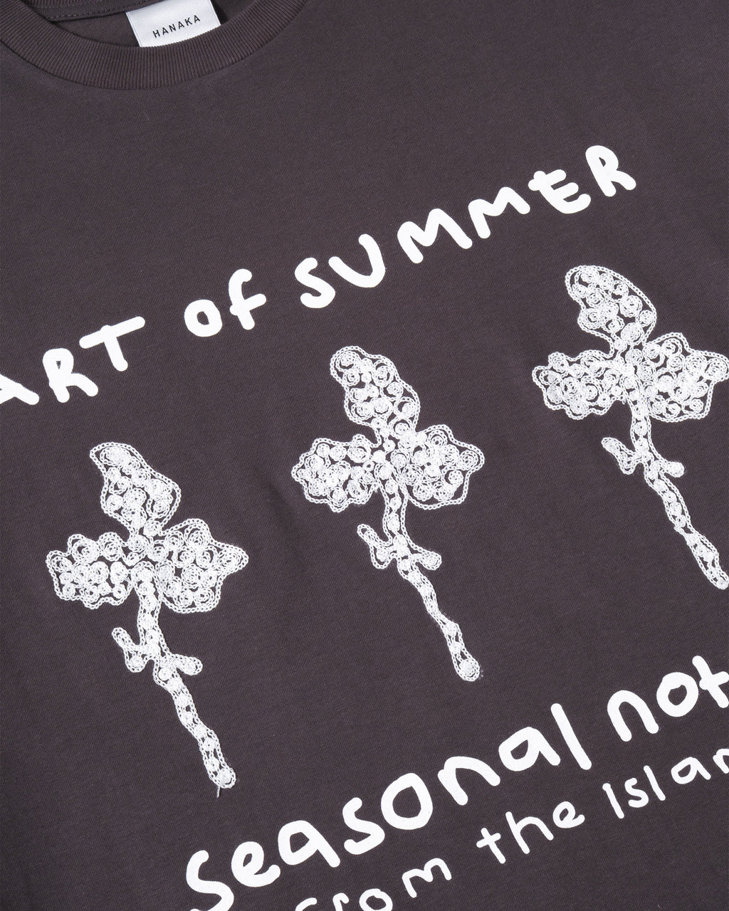 ART OF SUMMER TEES BROWN