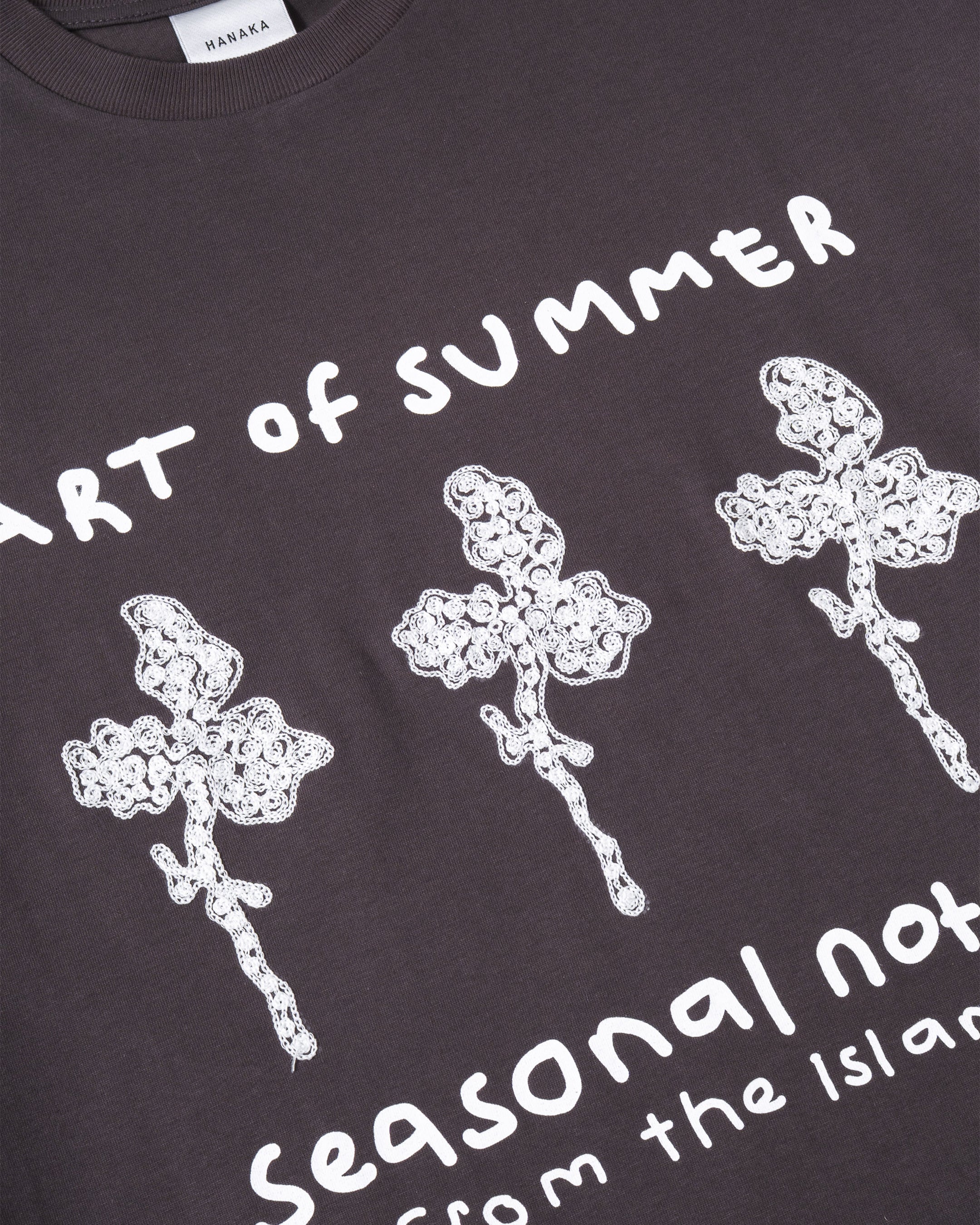 ART OF SUMMER TEES BROWN
