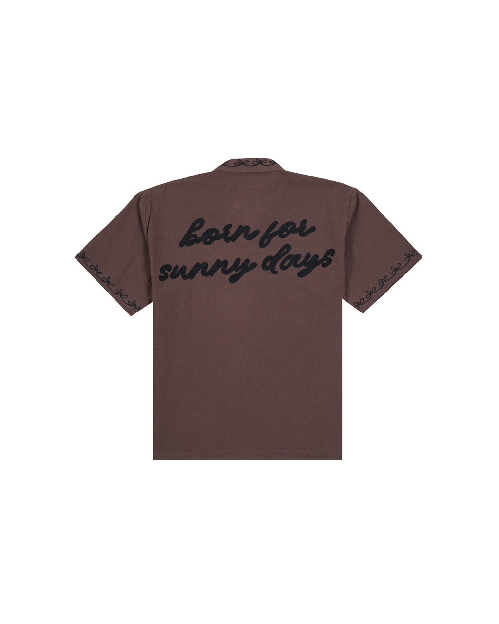 BORN FOR SUNNY DAYS BROWN SHIRT