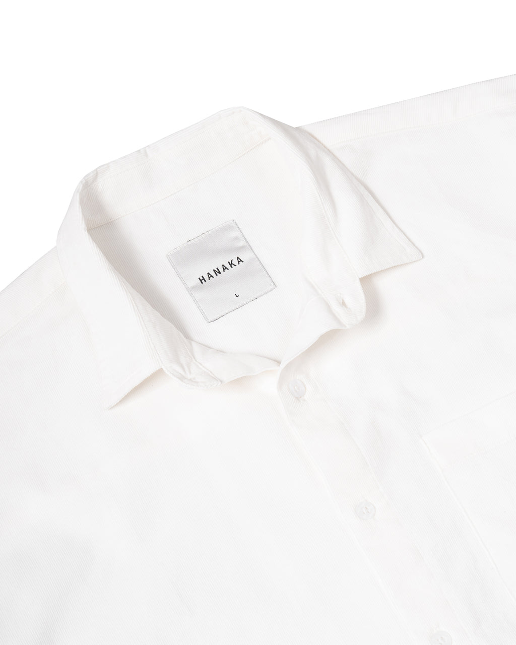 CORDUROY SHIRT WHITE