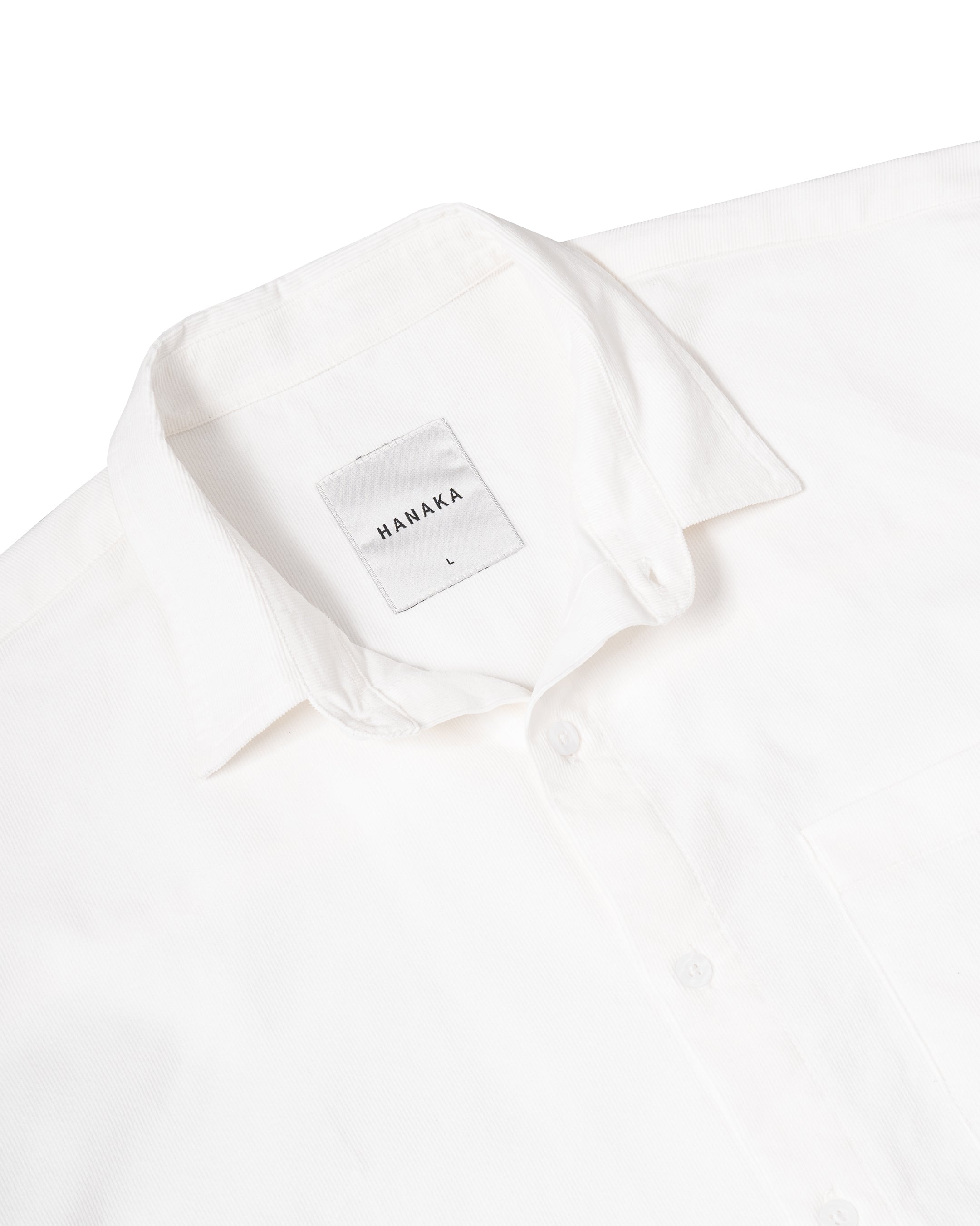 CORDUROY SHIRT WHITE