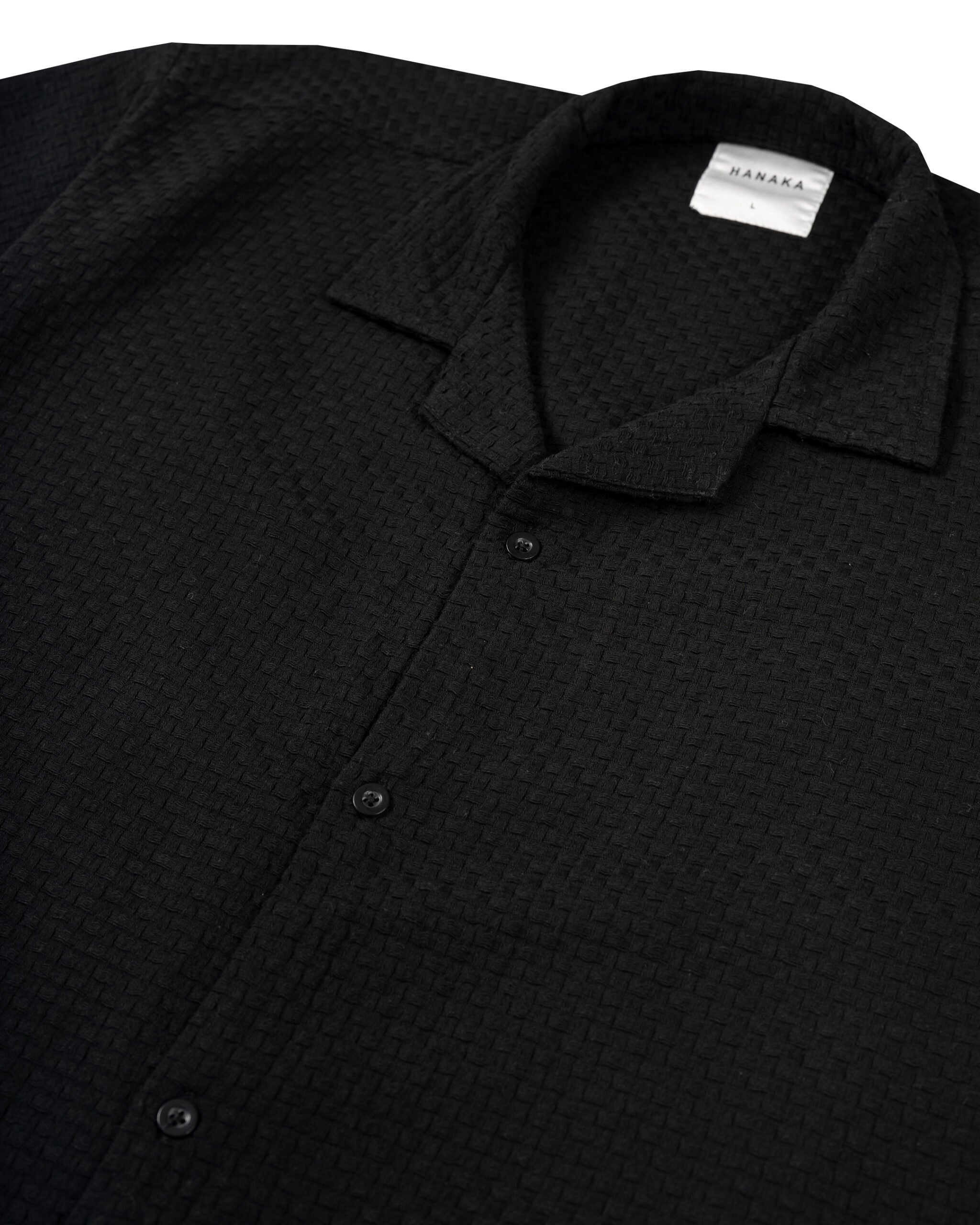 BASIC CROS BLACK SHIRT