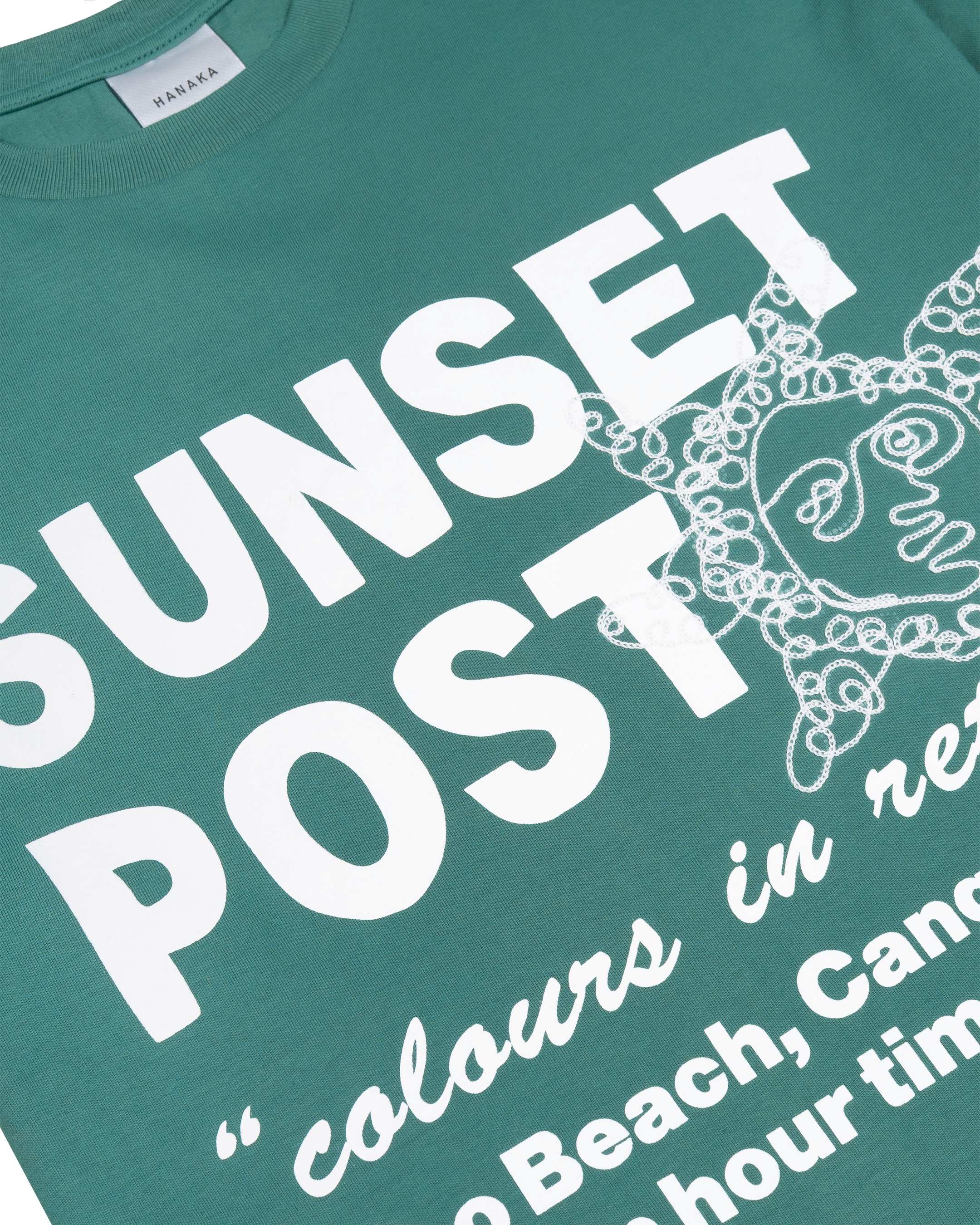 SUNSET POST GREEN TEES