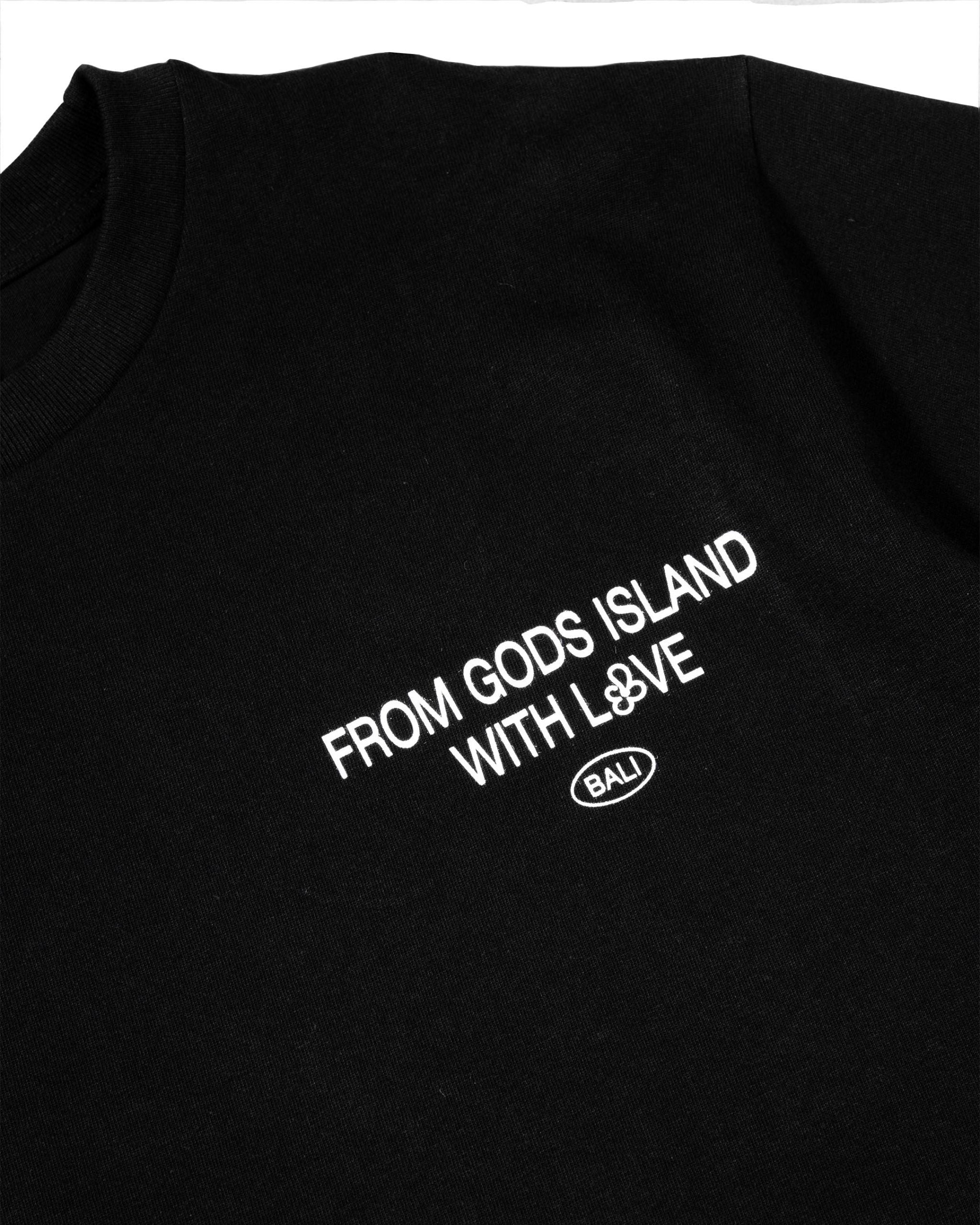 GODS ISLAND BALI BLACK TEES