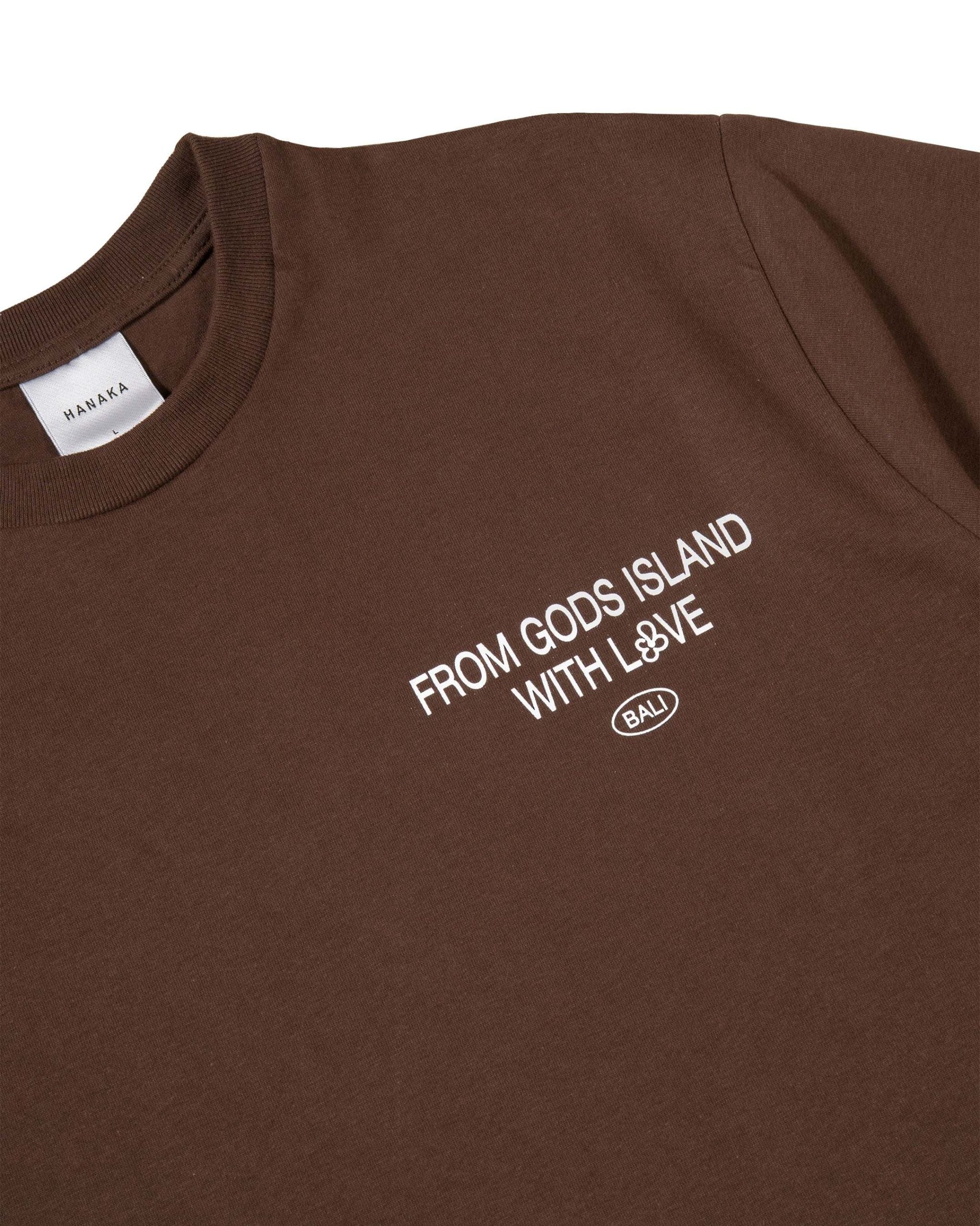 GODS ISLAND BALI BROWN TEES