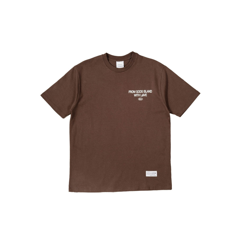 GODS ISLAND BALI BROWN TEES