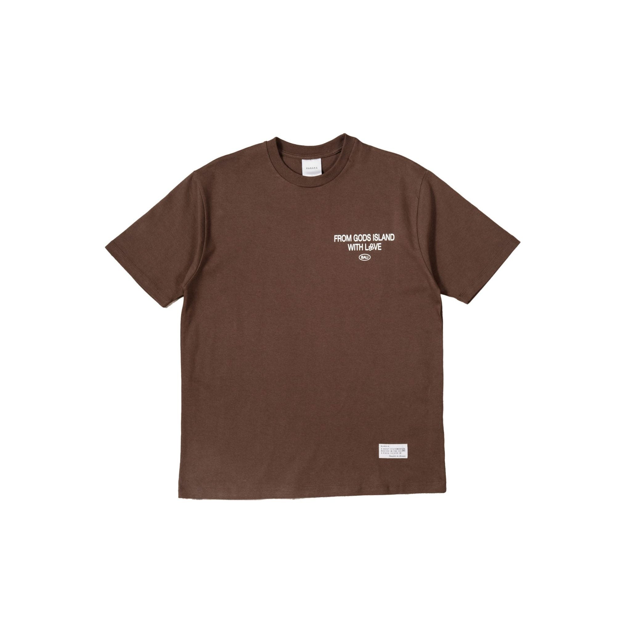 GODS ISLAND BALI BROWN TEES