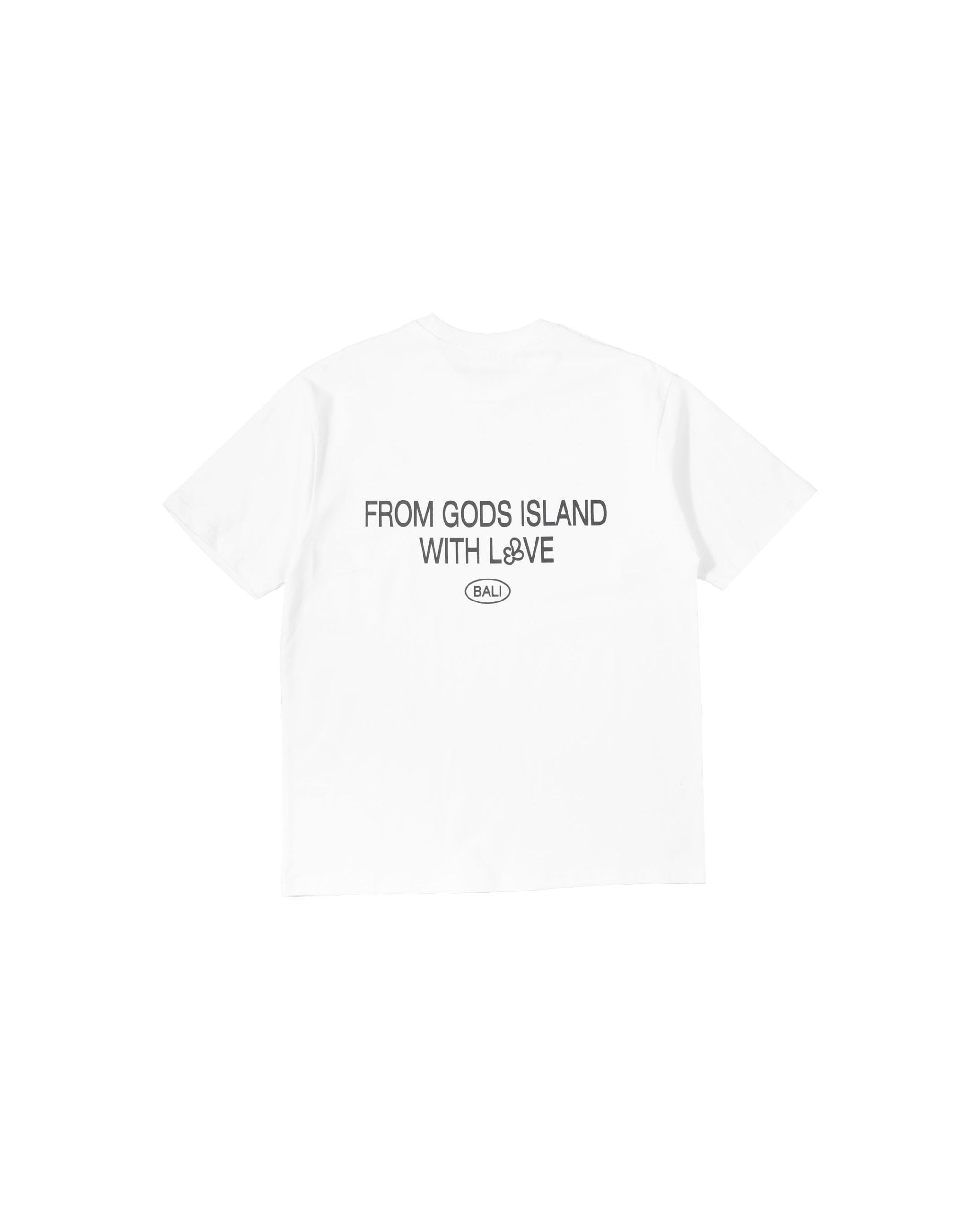 GODS ISLAND BALI WHITE TEES