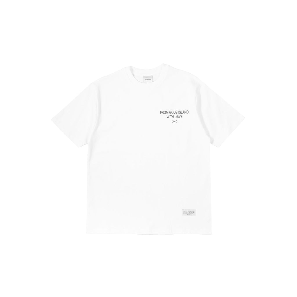 GODS ISLAND BALI WHITE TEES