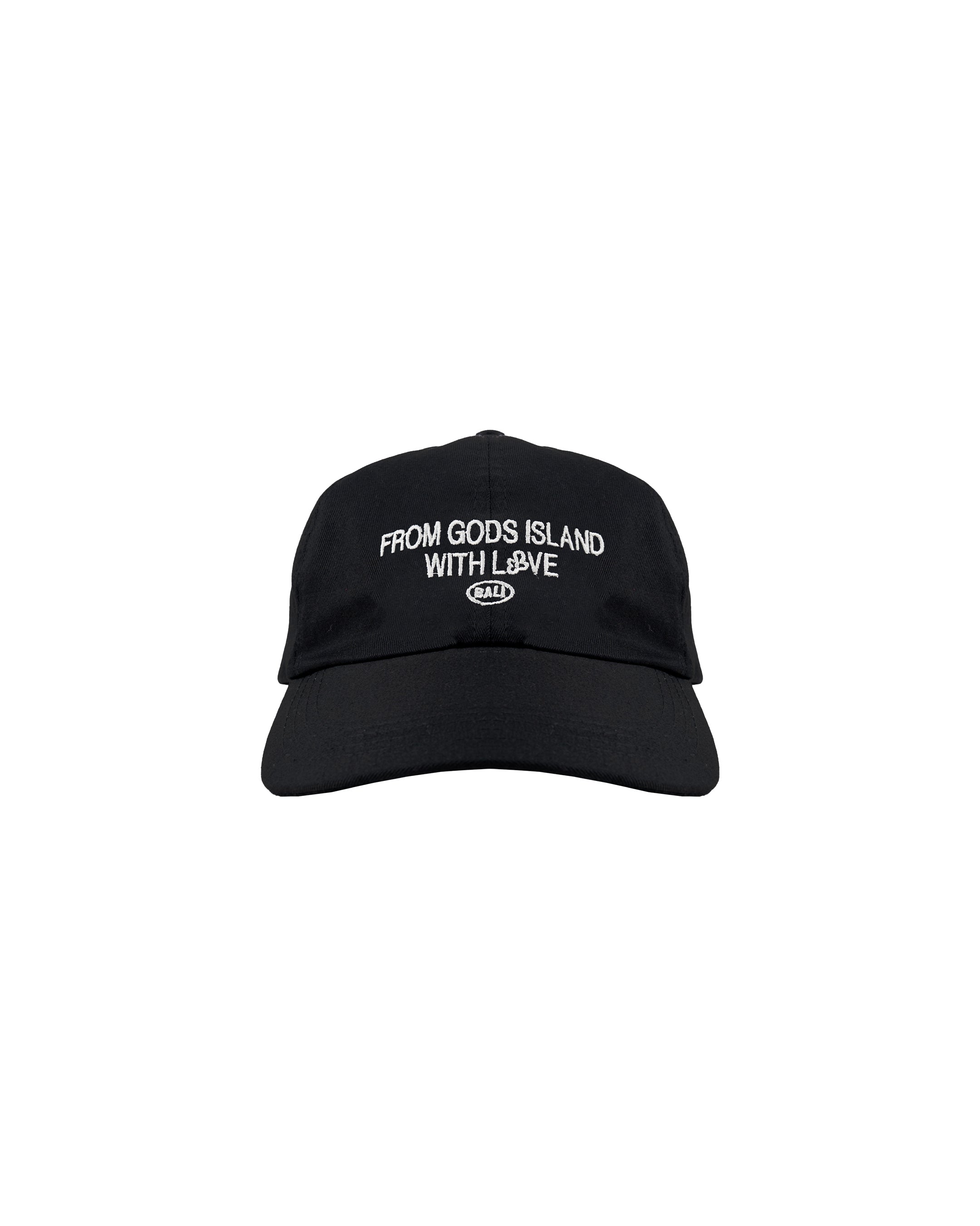 POLO CAP GODS ISLAND BALI BLACK