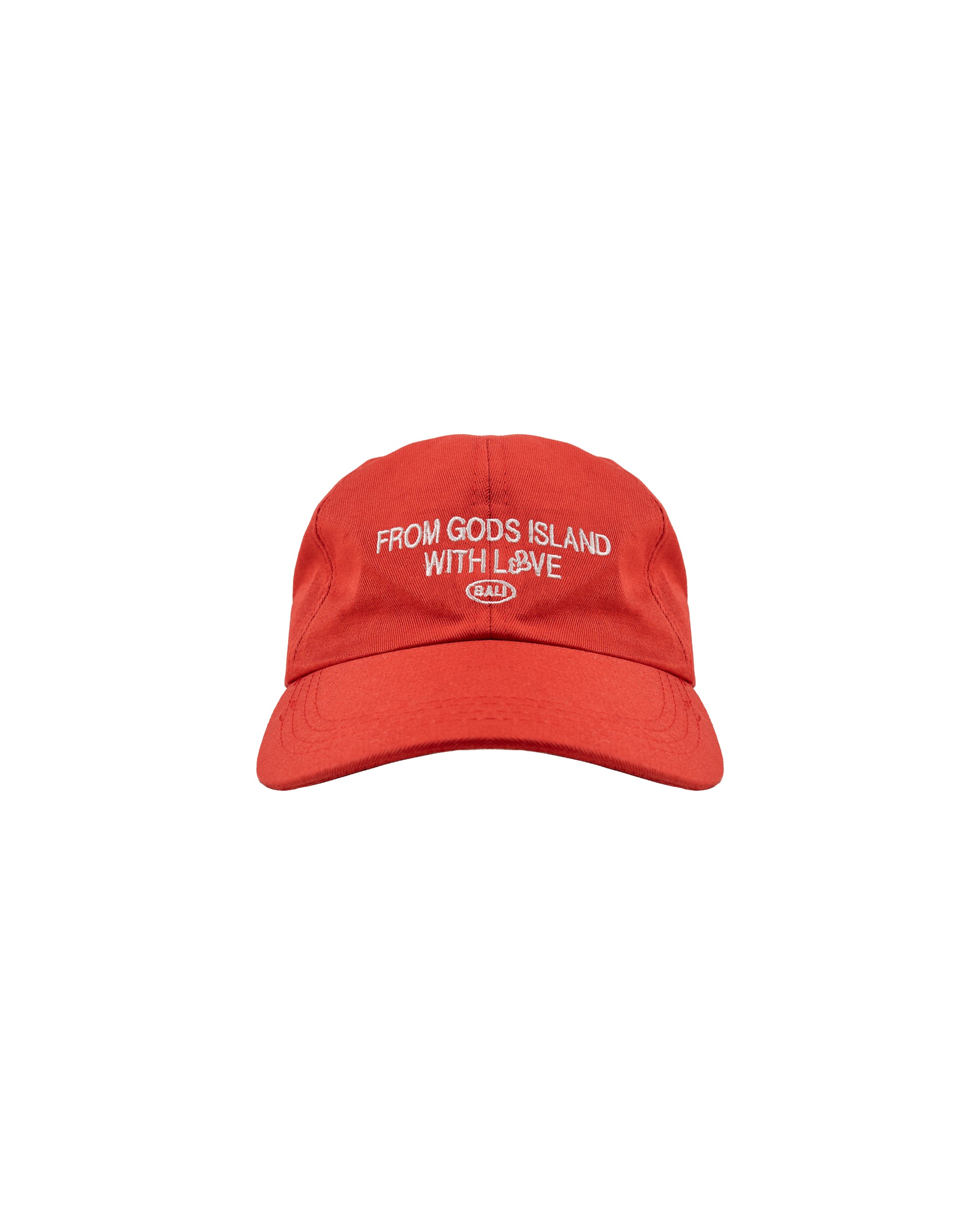 POLO CAP GODS ISLAND RED