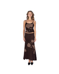 WOMEN MONA SKIRT BROWN