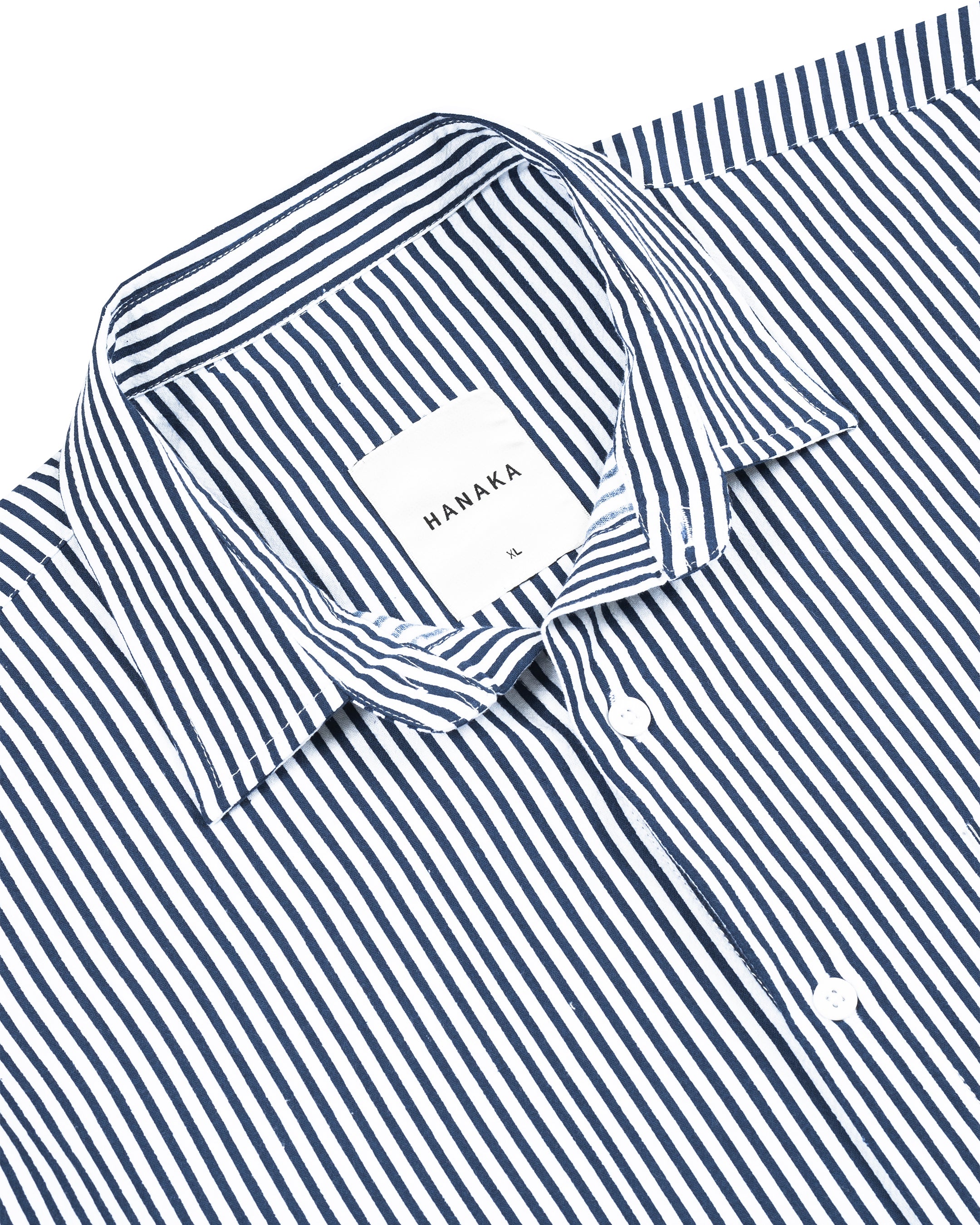 STRIPE HANAKA NAVY SHIRT