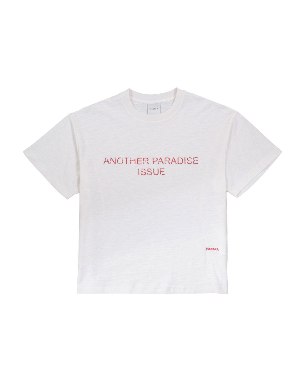 ANOTHER PARADISE ISSUE WHITE TEE