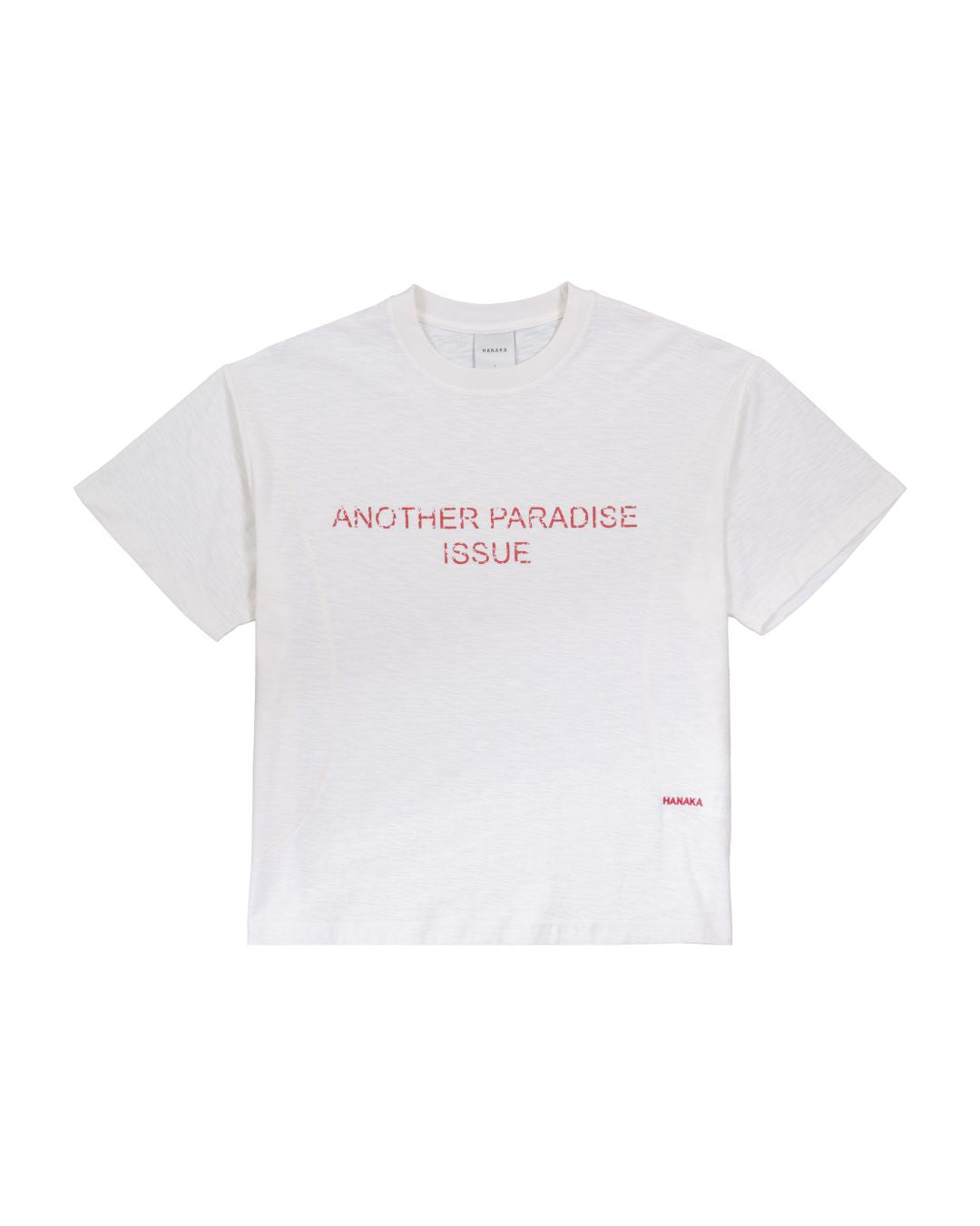 ANOTHER PARADISE ISSUE WHITE TEE