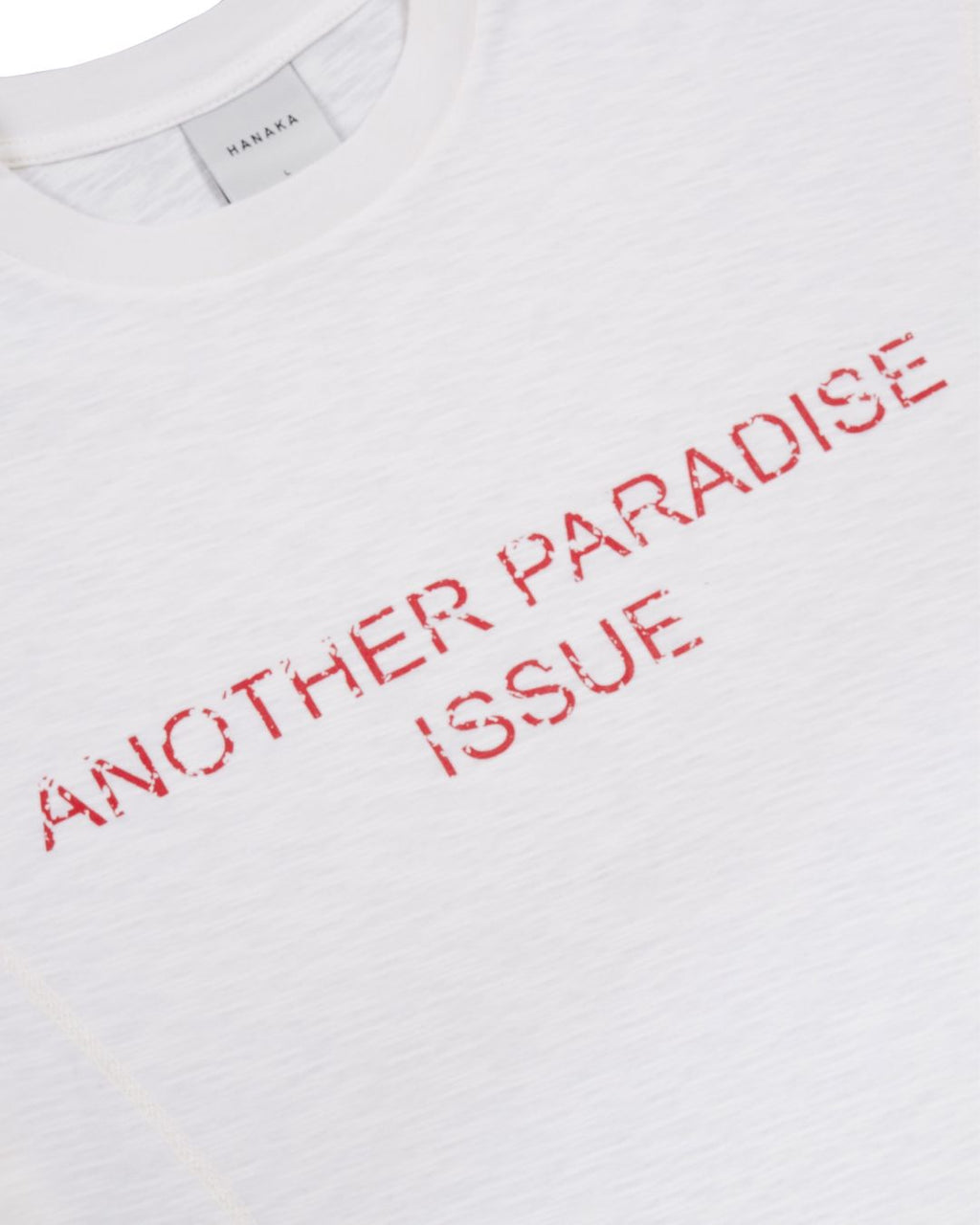 ANOTHER PARADISE ISSUE WHITE TEE