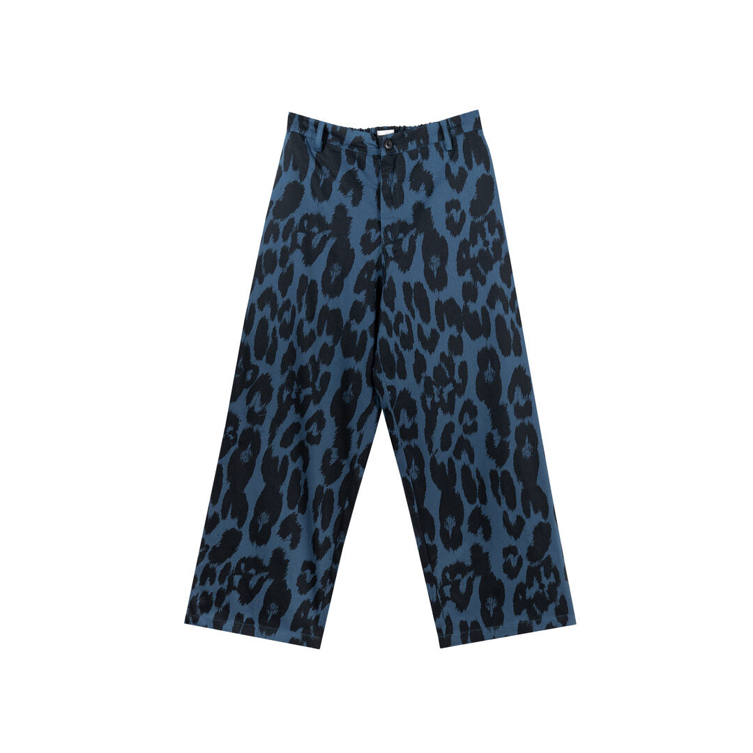 LEOPARD NAVY PANTS