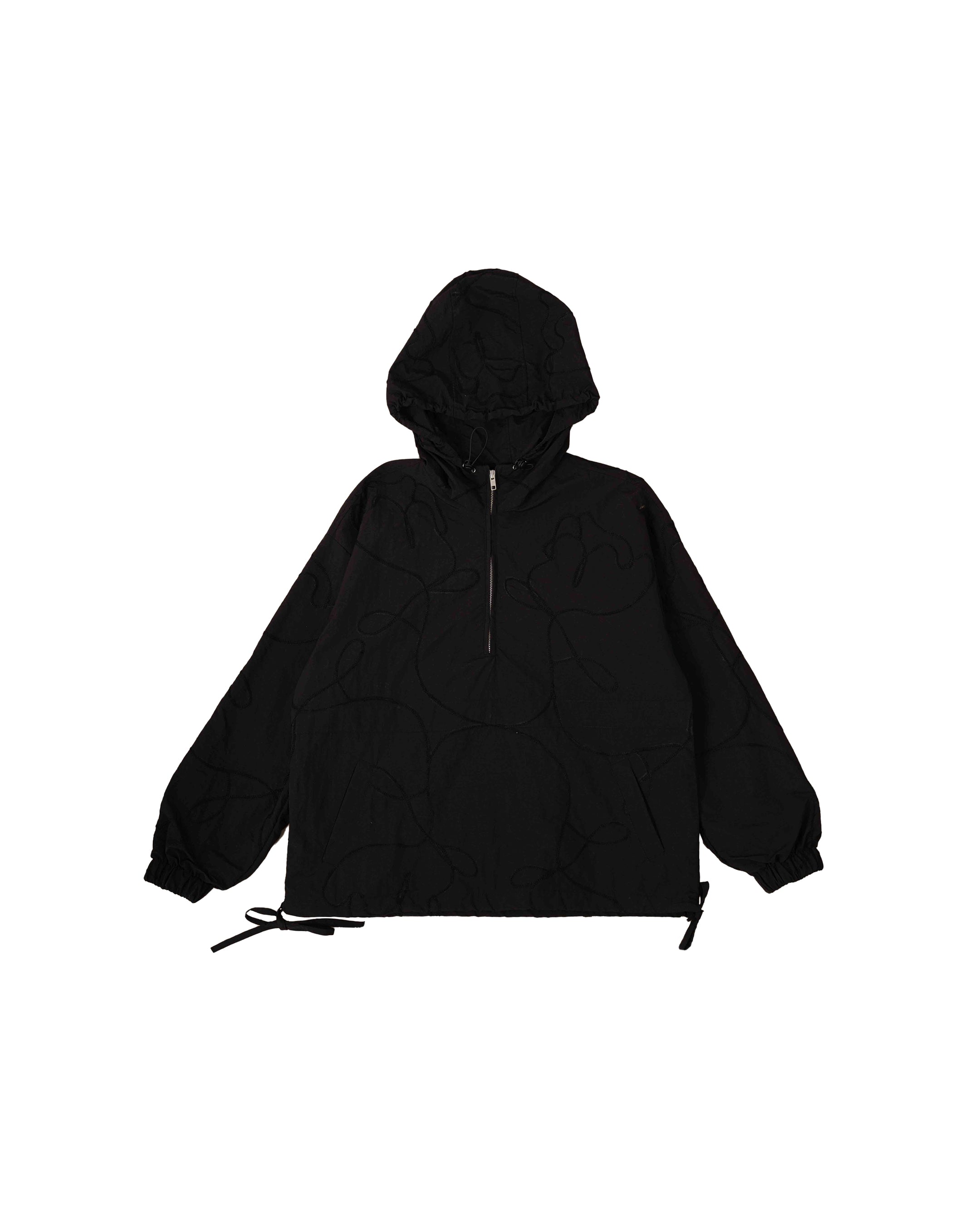 JACKET AKO HALF ZIP BLACK