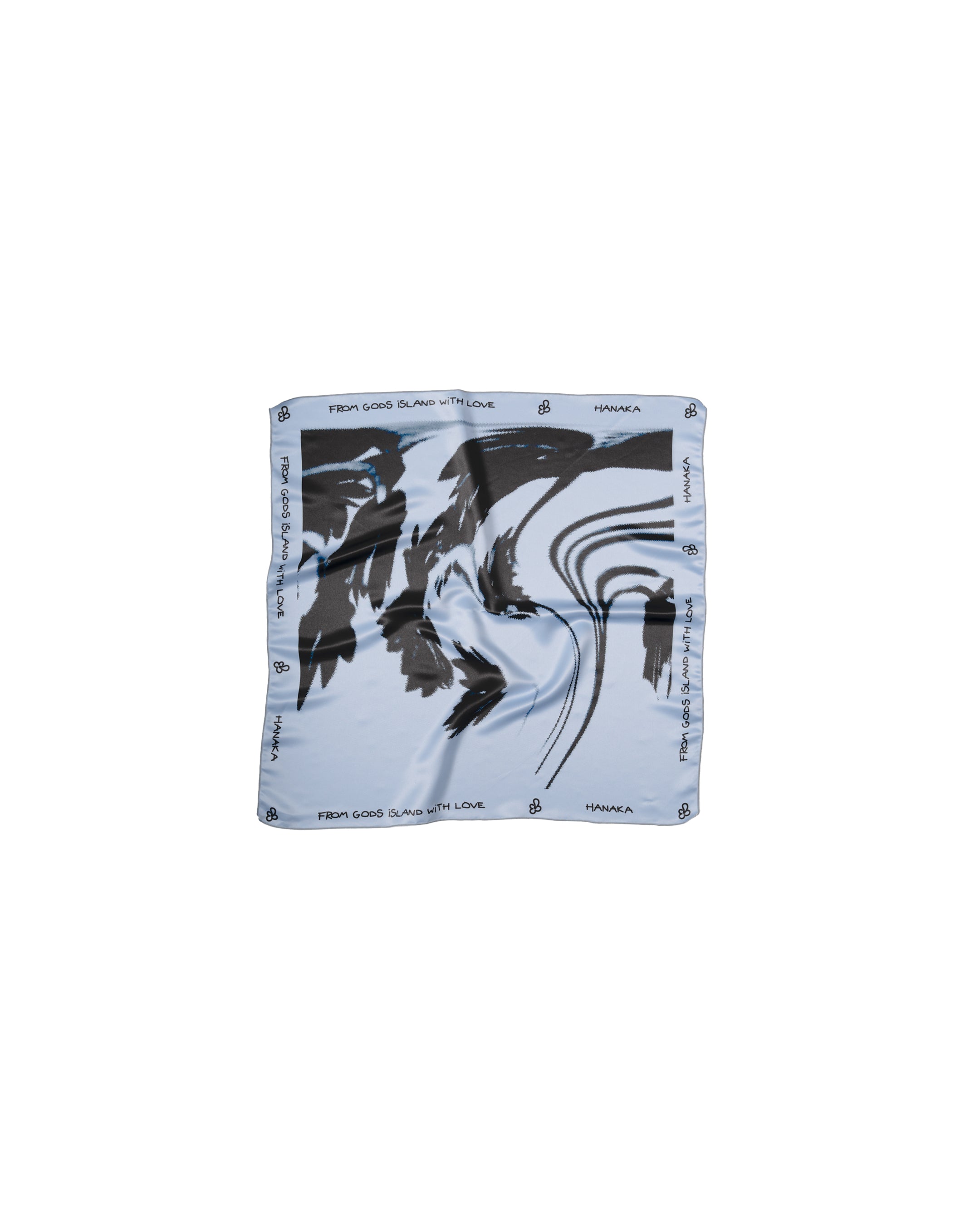 SCARF GODS ISLAND HANAKA BLUE