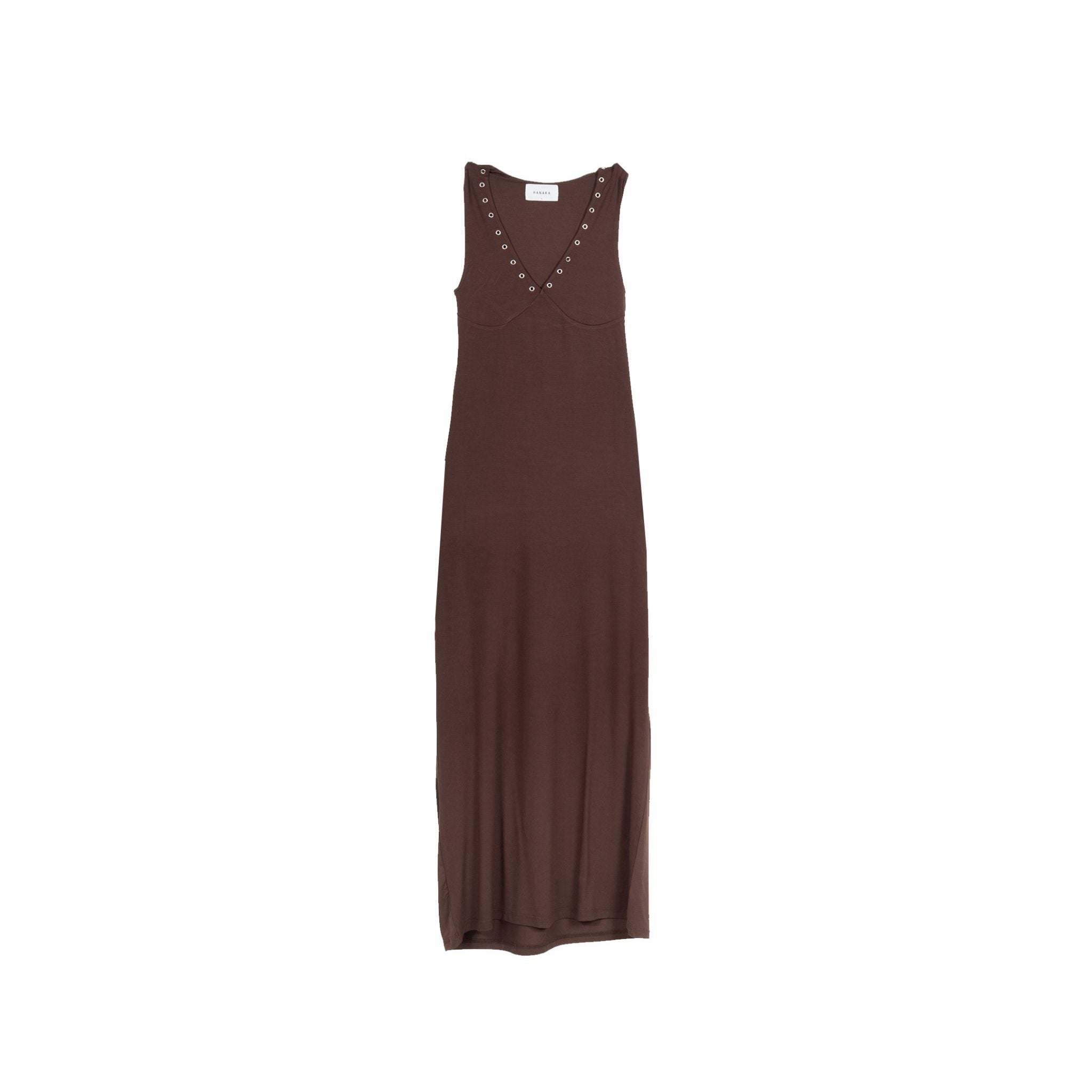 WOMEN KARA DRESS BROWN