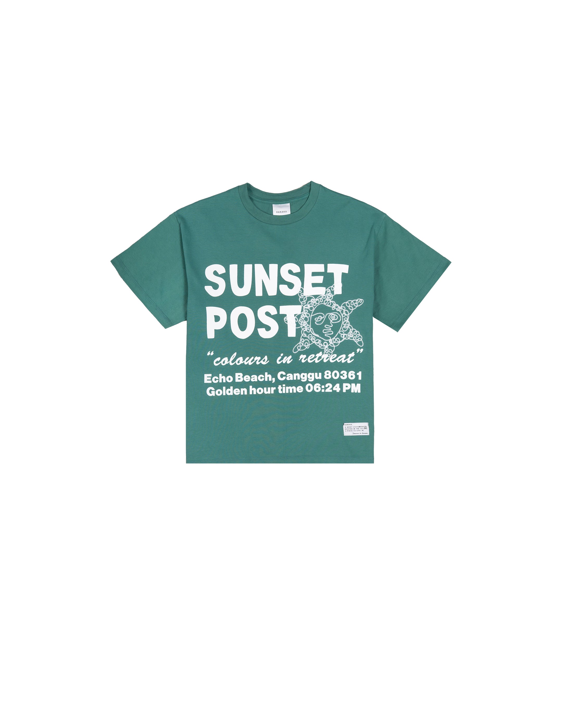 SUNSET POST GREEN TEES
