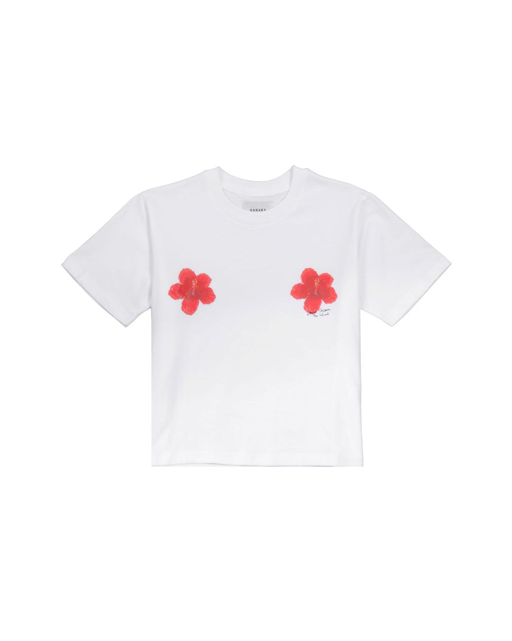WOMEN TEE LOVE FROM THE ISLAND WHITE