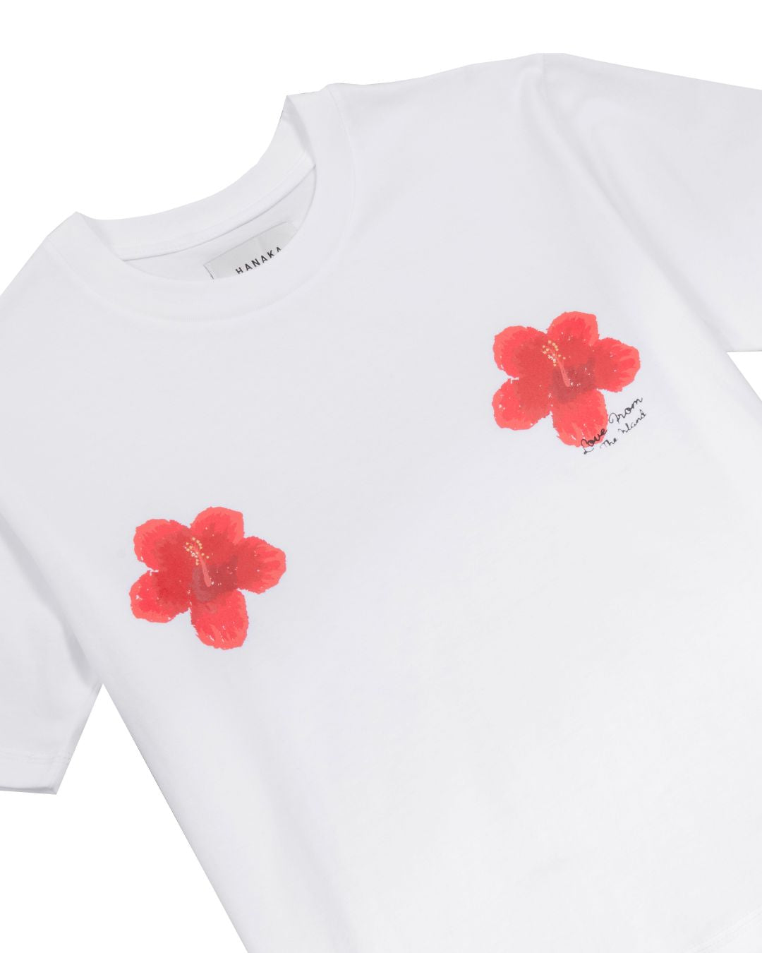 WOMEN TEE LOVE FROM THE ISLAND WHITE