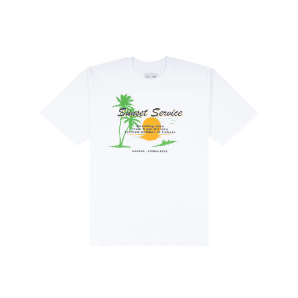KISMIN SUNSET WHITE TEES