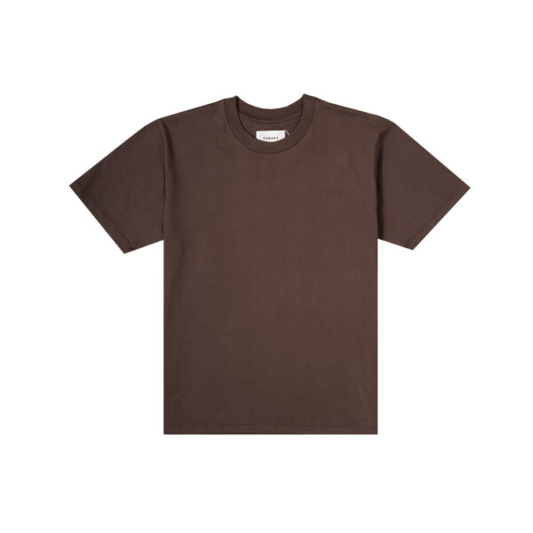 WOMEN BASIC TEE BROWN
