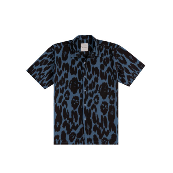 LEOPARD SHIRT NAVY