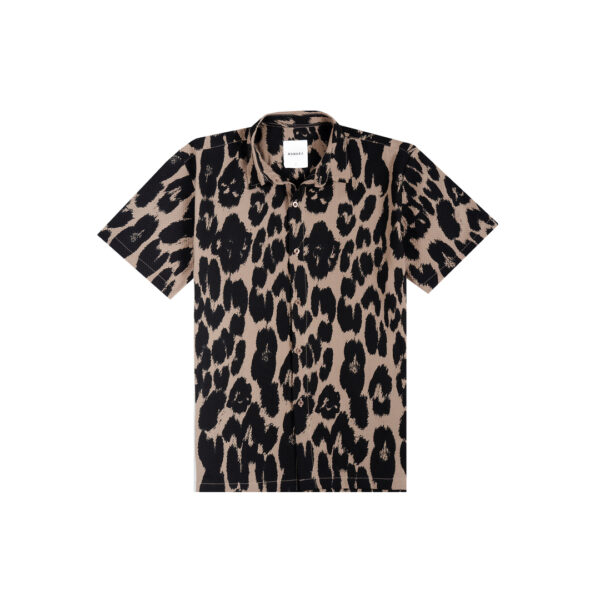 LEOPARD SHIRT BROWN