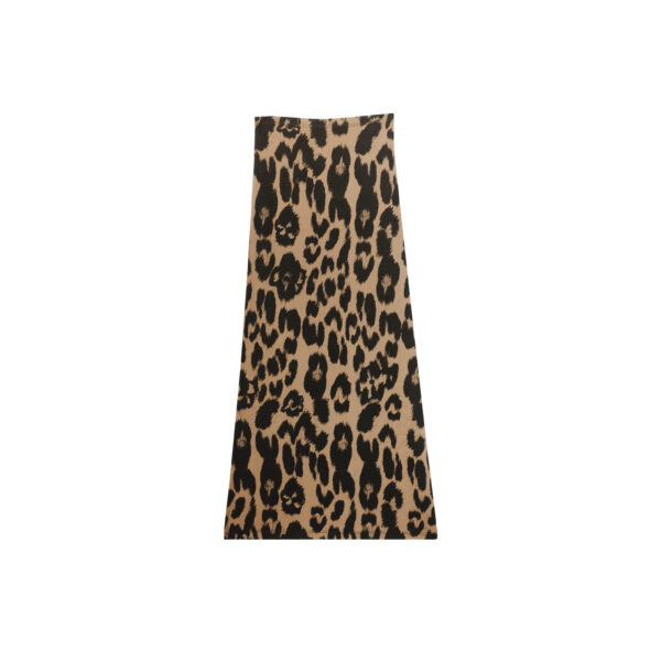 LEOPARD SKIRT BROWN