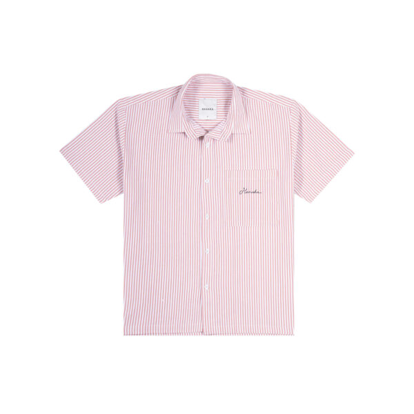 STRIPE HANAKA SHIRT RED