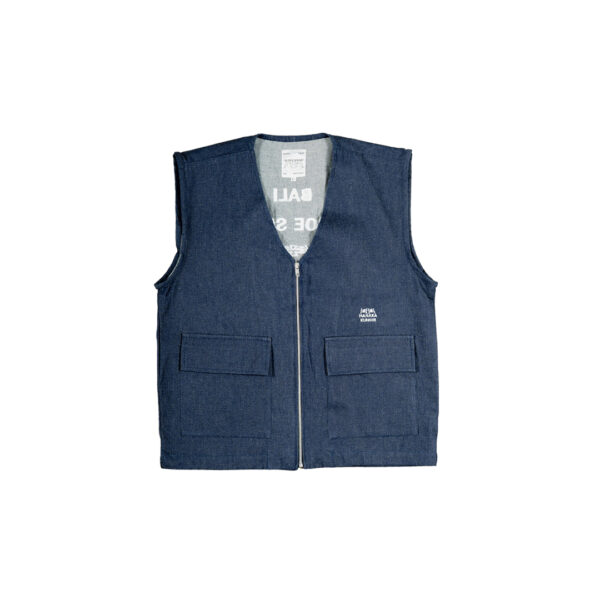 VEST SILENCE SPEAKS DENIM