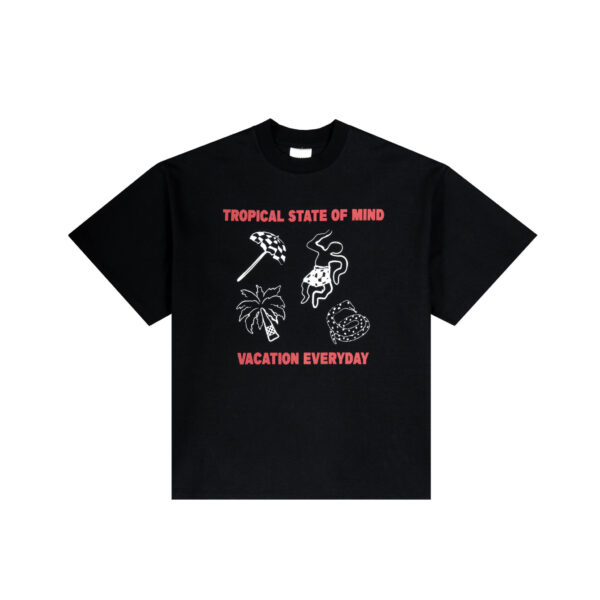 TROPICAL STATE TEES BLACK