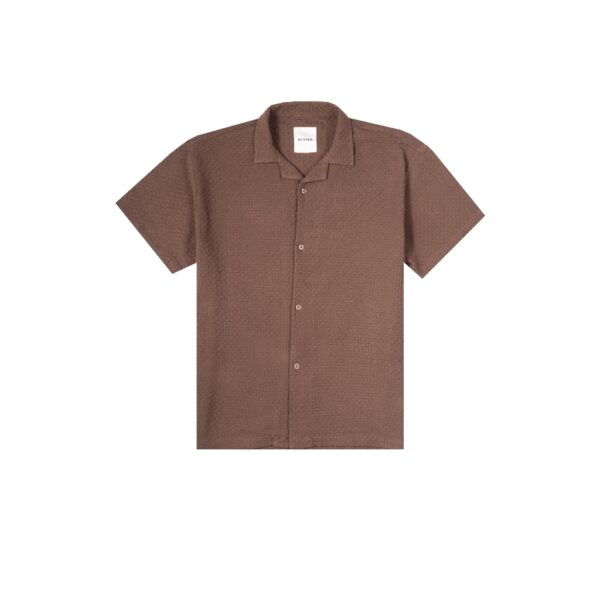 BASIC CROS BROWN SHIRT