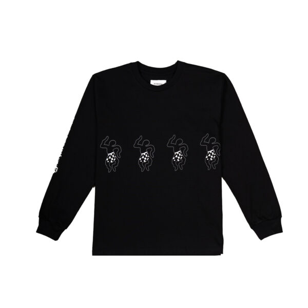 DANSERE BLACK LONG TEES