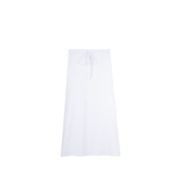 WOMEN ROPU WHITE SKIRT