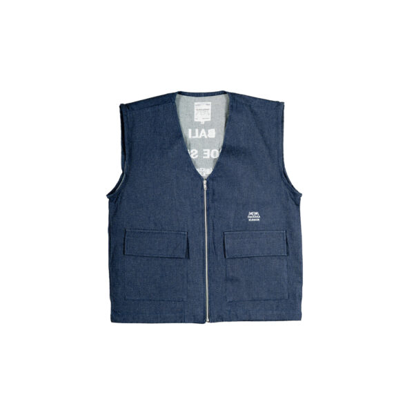 VEST SILENCE SPEAKS DENIM