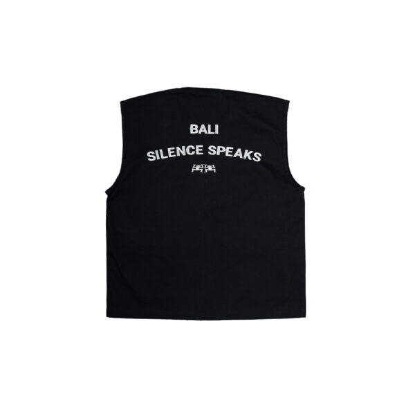 VEST SILENCE SPEAKS BLACK